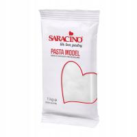 Сахарная масса белая глазурь пластичная для моделирования Сарацина - 1 кг