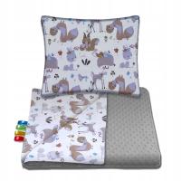 KOMPLET KOCYK MINKY 75x100 wzory KOŁDERKA+PODUSZKA