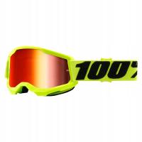 Gogle 100% Strata 2 Junior Fluo Yellow mirror