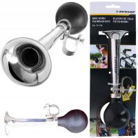 Trąbka do roweru klakson rowerowy Dunlop 21cm Piszczałka na rower hulajnogę