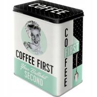 L can Coffee First мой кофе важнее ретро