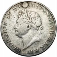 Sri Lanka. Cejlon 1 riksdolar, 1821 - SREBRO