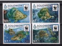 WWF Wyspy Salomona 2015 Mi 3426-3429 Czyste **