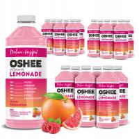 18x Lemoniada OSHEE Vitamin Lemonade Malina + Grejpfrut + witaminy 1100ml