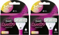 8x Wkłady Nożyki WILKINSON Quattro for WOMEN Sensitive