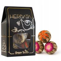 ZESTAW HERBAT KWITNĄCYCH 3 szt W PUDEŁKU OZDOBNYM NA PREZENT UPOMINEK