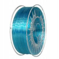 Filament Devil Design PET-G Blue Transparent Niebieski 1,75mm 1kg