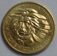 2 ZŁ ADAM MICKIEWICZ 1998 - PIĘKNY STAN - ST. 1/1-