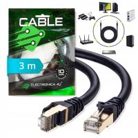 Kabel sieciowy Ethernet RJ45 Cat7 kat 7 AWG26 10 Gb/s 600MHz 3m 300cm