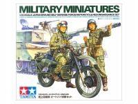 JGSDF Motorcycle Reconnaissance Set 1:35 Tamiya 35245