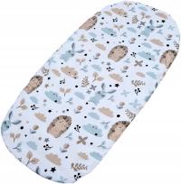 PRZEŚCIERADŁO DO ŁÓŻECZKA DOSTAWKI Lionelo LUNA BAW. Z GUMKĄ 50x85 *WZORY