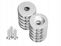 НЕОДИМОВЫЙ МАГНИТ С ОТВЕРСТИЕМ ДЛЯ ВИНТА 14X3 10 ШТ.