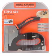 Ручной степлер, пистолет для стрельбы, 1000 скоб, мощный