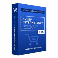 SKLEP INTERNETOWY 005 na gotowo + DOMENA + SSL + SERWER + REGULAMIN