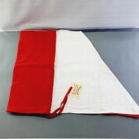 Sztandar heraldyczny flaga biało-czerwony 220x120cm LARP