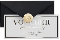 VOUCHER KARTA ZŁOTY BON PODARUNKOWY UPOMINKOWY BONY VOUCHERY PREZENTOWE DL