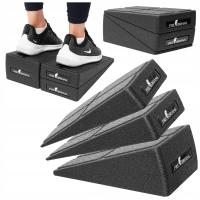 BLOCZEK POCHYŁY KLIN DO PRZYSIADÓW ROZCIĄGANIA ŁYDEK 3szt SLANT BOARD