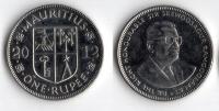 MAURITIUS 2012 1 RUPEE MAGNETYCZNA