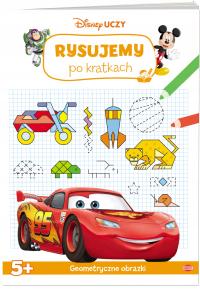 Disney Uczy Rysujemy po kratkach 5+ Geometryczne obrazki UKR-9302 - KD