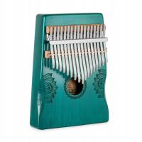 Profesjonalna Kalimba 17-tonowa instrument muzyczny drewniany mahoń