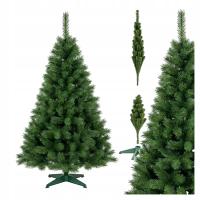 Sztuczna Choinka Gęsta Jodła 180cm ZIELONA Naturalny Wygląd Jak Żywa STOJAK