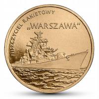 2 zł 2013 - Polskie okręty: Niszczyciel rakietowy „Warszawa” Mennicza (UNC)