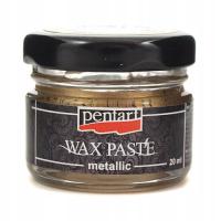 Pasta woskowa metaliczna złota 20 ml