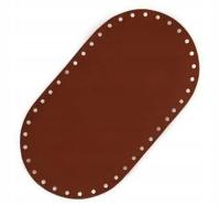 Skórzane dno do torebek owalne 26cm/14cm olej