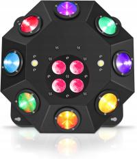 Ruchome światła sceniczne 100W Disco Light LED RGBW DMX512 oświetlenie 4w1