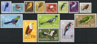Uganda** Mi. 87-100 Ptaki 100€
