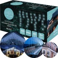 СОСУЛЬКИ РОЖДЕСТВЕНСКИХ ЕЛОЧНЫХ ОГНЕЙ С ЭФФЕКТОМ ВСПЫШКИ НА ОТКРЫТОМ ВОЗДУХЕ 8 М 300 LED