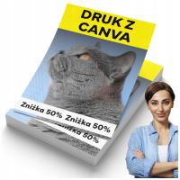 Листовки А4 А5 А6 дл двусторонняя печать с Canva листовка 150г визуализация