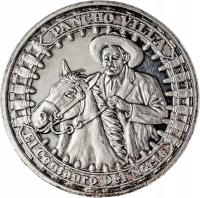 Meksyk medal Pancho Villa 1 oz Ag999