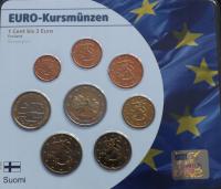 Finlandia kompletny rok 2006 Set monet obiegowych Euro , blister - rzadko *