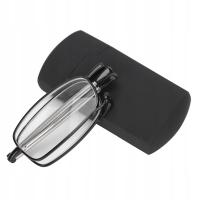 Składane okulary do czytania ze stali nierdzewnej