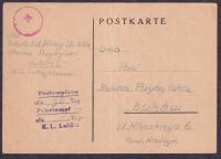 Majdanek obóz koncentracyjny kartka Łuków 1944