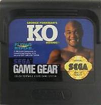 George Foreman KO Boxing - SEGA GAME GEAR - SAM CARTRIDGE