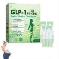 GLP-1 SZEŚĆ W JEDNYM Płyn, naturalny GLP-1 dla kobiet i mężczyzn, 7 sztuk w 1 pudełku