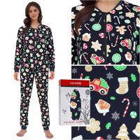 Kombinezon świąteczny damski Cornette 786/420 Home 2 (36) kieszenie