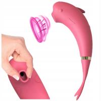 DELFINEK WIBRATOR DAMSKI PREMIUM MASAŻER DO ŁECHTACZKI I SUTKÓW PINGWINEK