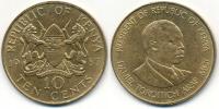 Kenia 10 Cents - 1987r ... Monety