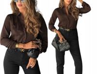 KOSZULA ELEGANCKA WŁOSKA KOSZULA KOLORY MODNA BLUZKA GUZIKI KLASYK 221