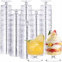 200мл круглые бокалы чашки контейнеры для десертных винных напитков x10