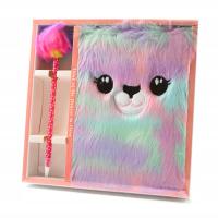 ПЛЮШЕВЫЙ ДНЕВНИК С РУЧКОЙ, ЗАПИСНАЯ КНИЖКА ДЛЯ ВОЛОС, ЗАПИСНАЯ КНИЖКА ДЛЯ ВОЛОС, РАЗНЫЕ ЦВЕТА