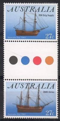 Australia 1983 Mi 824-825 Czyste **