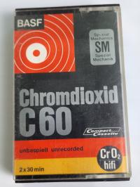 Kaseta magnetofonowa BASF Chromdioxid SM C-60