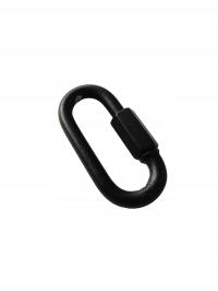 OGNIWO SKRĘCANE METALOWE DO ŁAŃCUCHA FI4MM CZARNY MAT