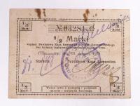Остшешув-районная Муниципальная касса, 1/2 марки 13.08.1919