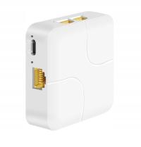 Mini switch Rozgałęźnik Adapter Spliter sieciowy LAN 4xRJ45 1000Mbps