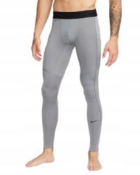 LEGINSY MĘSKIE NIKE SPODNIE TERMICZNE SZARE TERMOAKTYWNE R. S FB7952-084